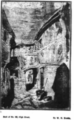 Rear of 102 High Street 1823 W.H.Brook